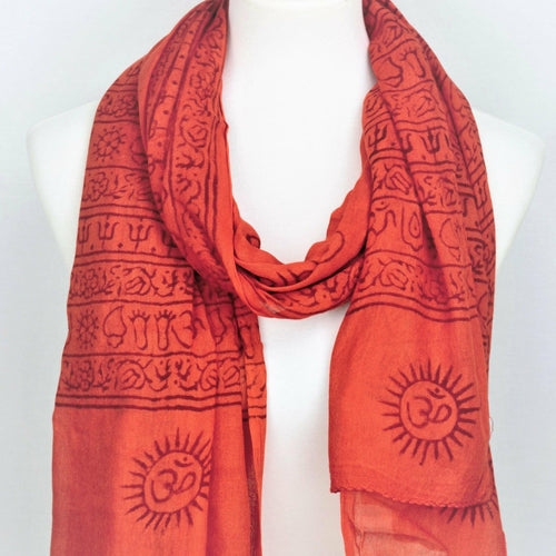 OM Ganesha Mantra Meditation Prayer Shawl