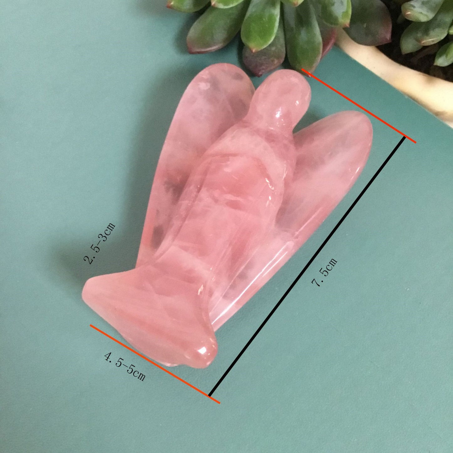 Wishing Angel Spiritual Energy Pink Crystal