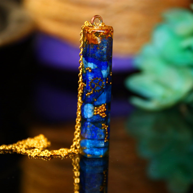 Download main imagesDownload variant imagesDownload description imagesAURA REIKI Orgonite Energy Pendant Transfer Natural Crystal Sweater Chain Men And Women Necklace Bring Lucky Healing Wicca