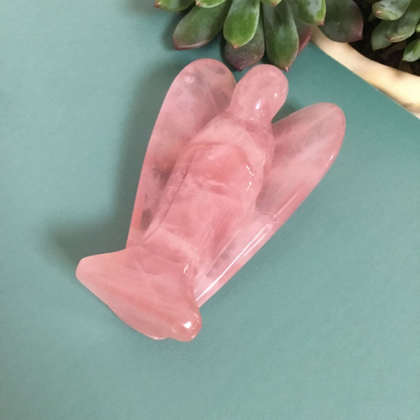 Wishing Angel Spiritual Energy Pink Crystal