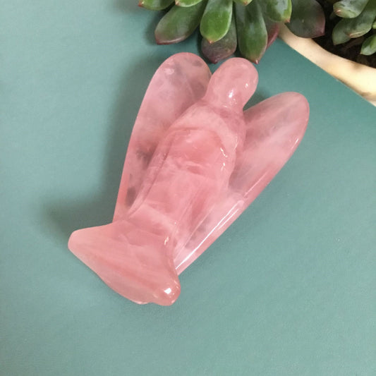 Wishing Angel Spiritual Energy Pink Crystal