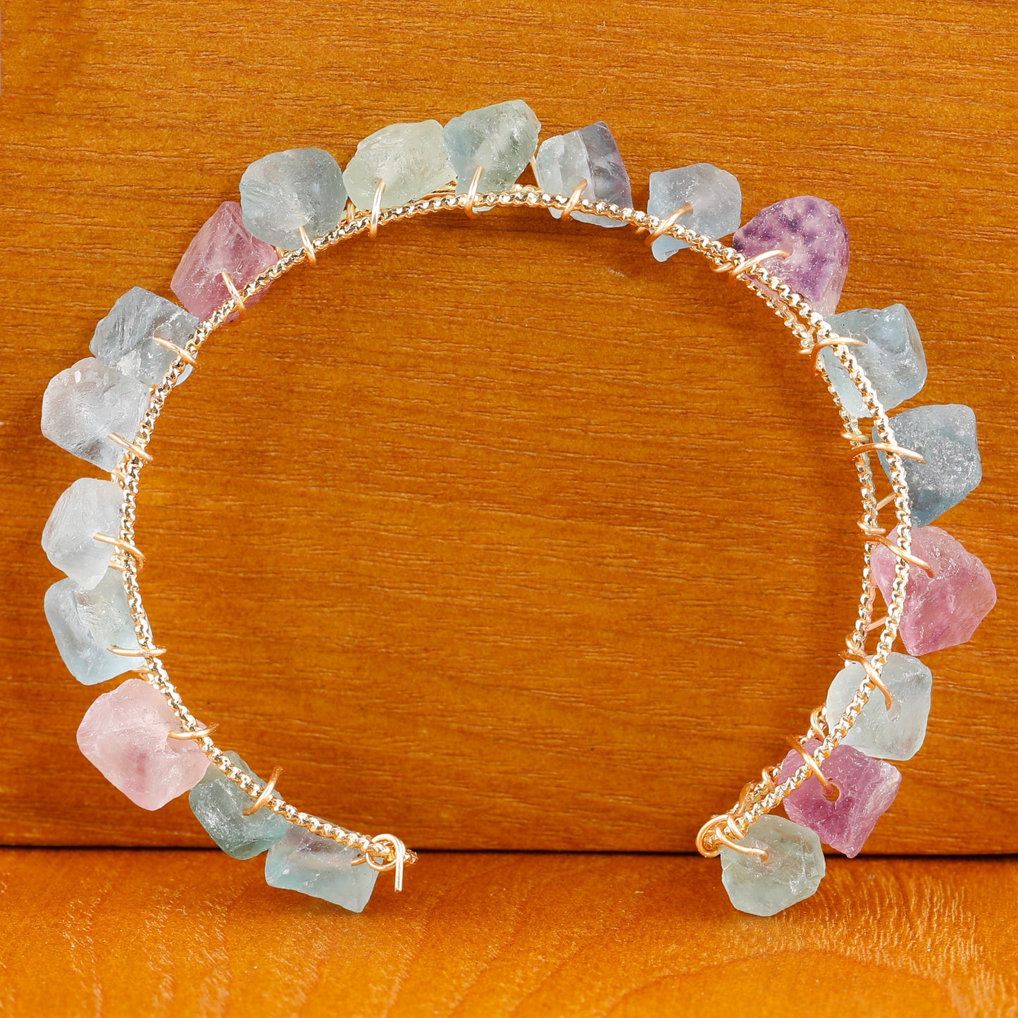 Ladies Healing Crystal Bead Bracelet