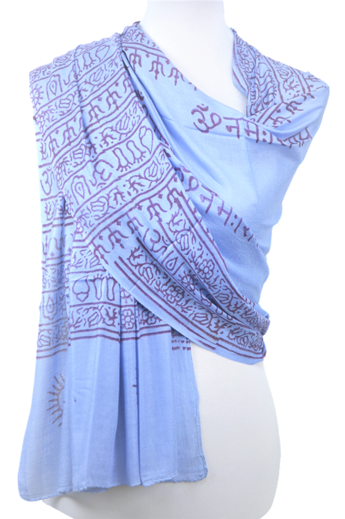 OM Ganesha Mantra Meditation Prayer Shawl