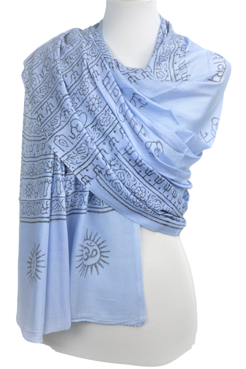 OM Ganesha Mantra Meditation Prayer Shawl